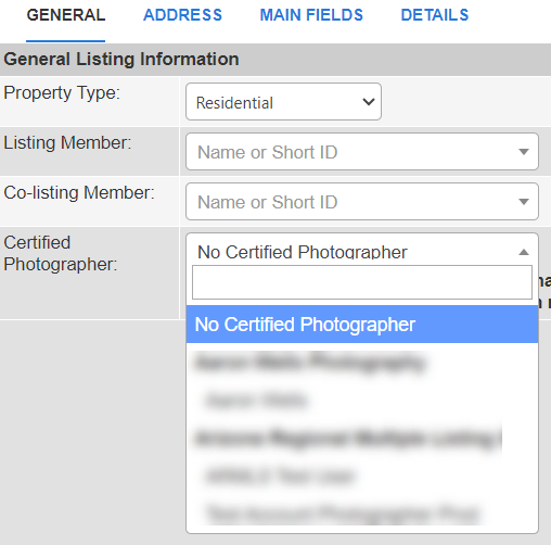 Snap2Close Real Estate Photography instructions on how to select us on ARMLS.