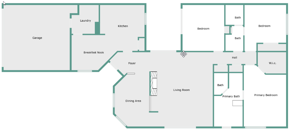 Standard Floorplan With no measurements.