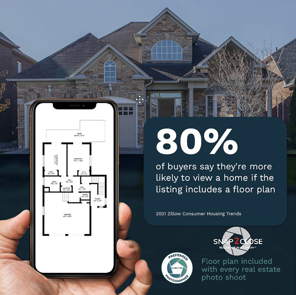 80 percent  of homebuyers like floorplans