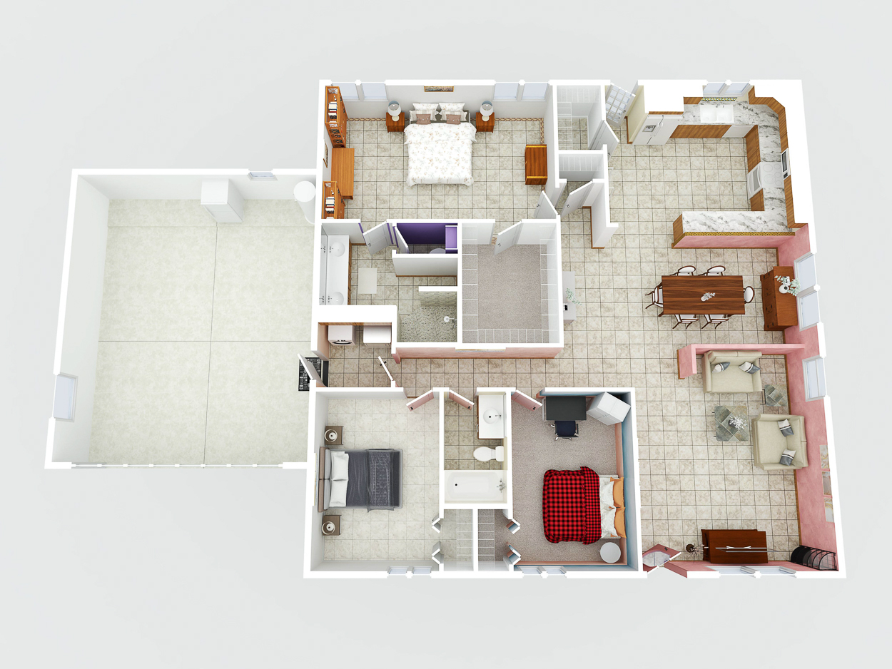 3D Floor Plan for Real Estate in Phoenix AZ