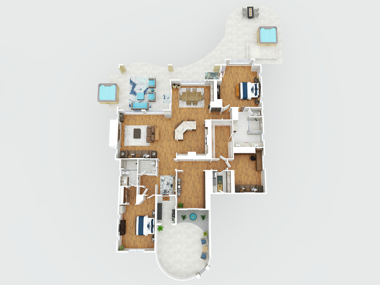 3D Floor Plan for Real Estate in Phoenix Valley