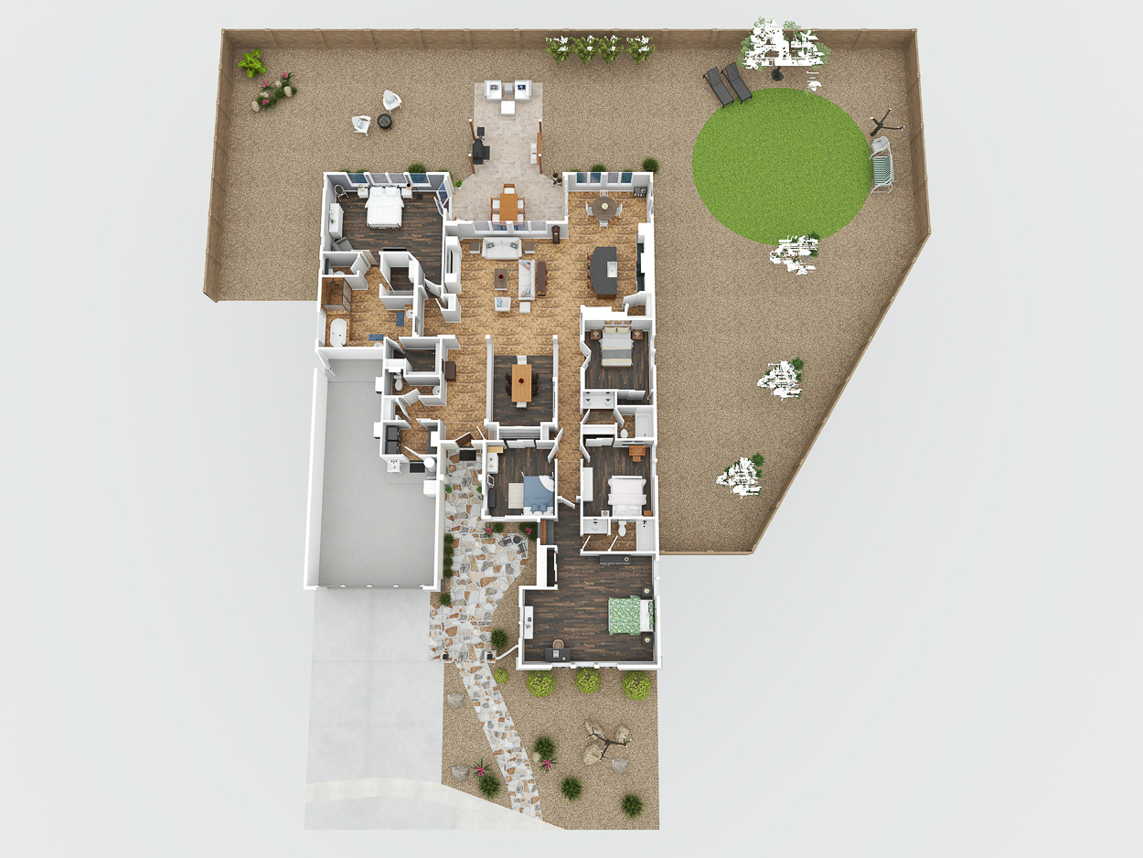 3D Floor Plan for Real Estate in Phoenix and Scottsdale