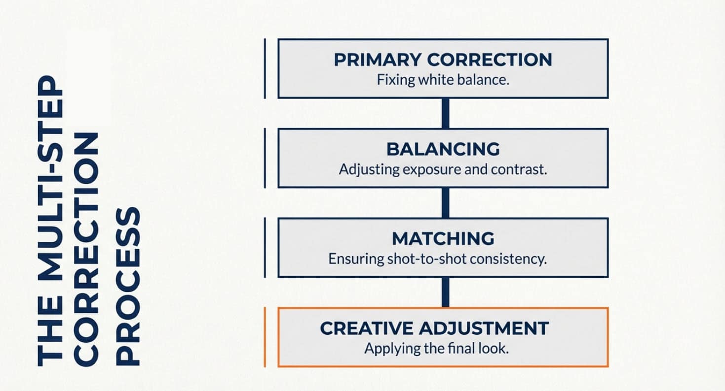 The multi-step correctin process for eal estate videos